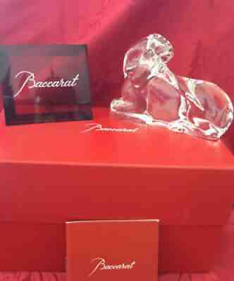 MIB FLAWLESS Exceptional BACCARAT France Crystal LICORNE UNICORN HORSE Figurine