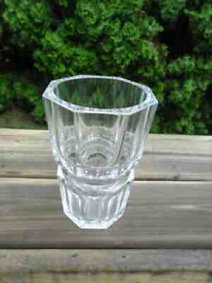 BACCARAT French Crystal EDITH Art Glass Vintage Vase