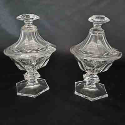 Salerons or mustard crystal baccarat Harcourt model