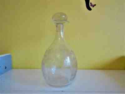 Decanter in crystal Baccarat elisabeth millefiori signed model