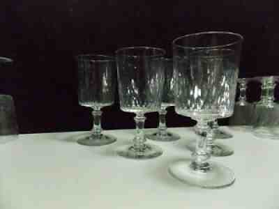 Baccarat - 6 glasses water cylinder service size 5777 richelieu Champigny - #3