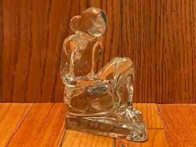 Baccarat (R.RIGOT) Crystal Nude Woman Reading