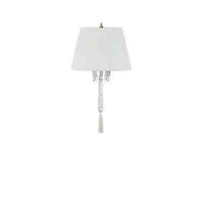 BACCARAT CHANDELIER TORCH WHITE CEILING LAMP BRAND NEW IN ORIGINAL BOX FRANCE