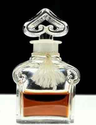 Guerlain L'Heure Bleue Baccarat 2.4 oz 70 ml Parfum 4 3/4" Tall Vintage