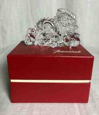 Mint Condition Baccarat Crystal Las Vegas~Zodiac Dragon Figurine ~ Paperweight Â 