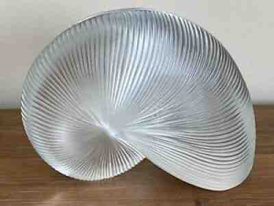 Baccarat France Crystal Sea Shell Escargot Large 6 Inches