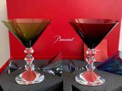 Baccarat Vega Set of 4 Martini Glasses in Original Box