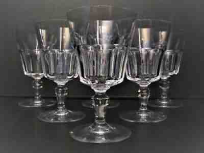* 3081 * 6 water glasses crystal baccarat model, missouri