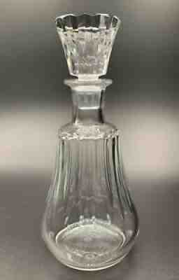 Baccarat Cote D'Azur Crystal Decanter with Stopper 10.25" Signed France