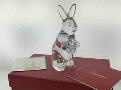BACCARAT Crystal ZODIAC RABBIT Lapin Bunny Retired 2605815