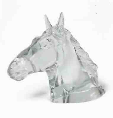 Baccarat Horse Head Trophy By Georgeon