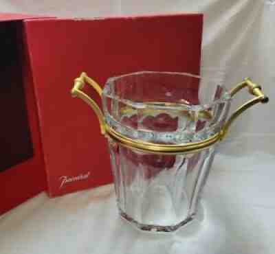 Vintage Baccarat Crystal Moulin Rouge (Harcourt Pattern) Ice Bucket With Box