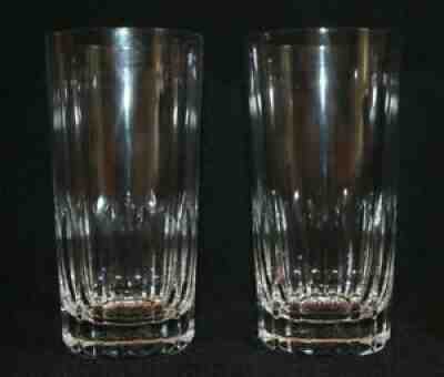2 cocktail glasses/mug in crystal Baccarat Casino model h 14 cm