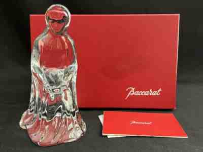 MIB BACCARAT CRYSTAL MARY KNEELING HOLY FAMILY NATIVITY FIGURINE OLD VERSION