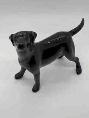Stunning BACCARAT France Crystal Black Labrador Retriever DOG