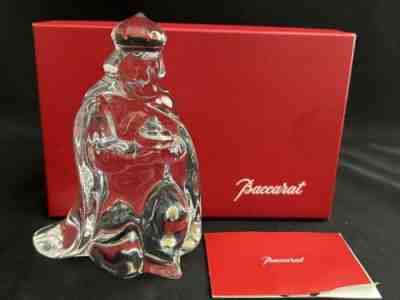 MIB BACCARAT CRYSTAL KING BALTHAZAR WISEMAN MAGI NATIVITY FIGURINE OLD VERSION