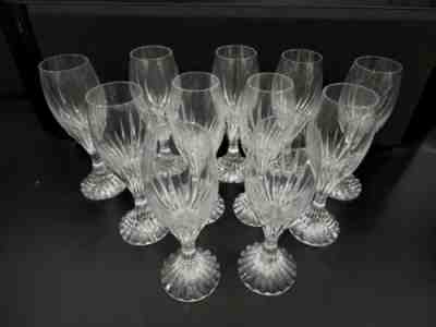 VTG RARE Baccarat Crystal Glass Massena Cordial Grasses Set of 11-(5 3/8" Tall)