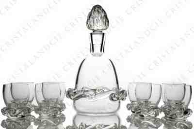 Service at porto aladin by baccarat. sherry set aladin by baccarat