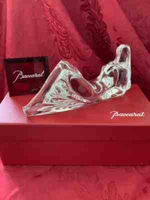 NIB FLAWLESS BACCARAT France R RIGOT Glass NUDE WOMAN LADY Crystal LAYING Figure