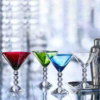 Baccarat Vega Martini Glass Set of 4 - Brand New