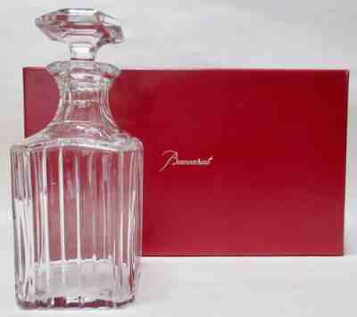Baccarat Harmonie Whiskey Decanter - 9.6"H - New in Box