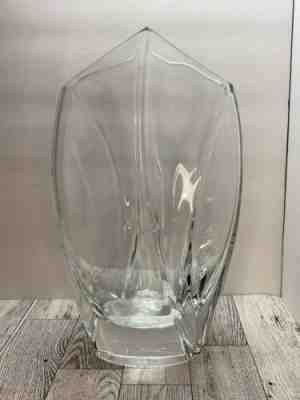 BACCARAT Large Crystal GIVERNY Vase by Robert Rigot 10 3/4â? Tall â?? With Box!