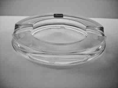 BACCARAT TRANQUILITY OVAL CIGAR ASHTRAY MINT CONDITION
