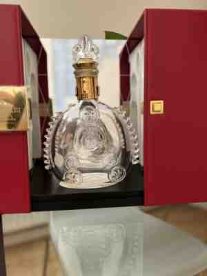 Louis XIII Remy Martin Cognac Baccarat Crystal Decanter Empty Bottle