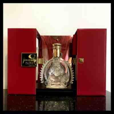 Remy Martin Louis XIII Cognac Decanter Baccarat with Display in Ideal Condition