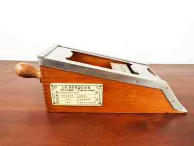 Antique 1920s French Baccarat Card Shoe Casino Le Banquier Gambling JAL Paris
