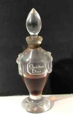 Vintage 1950â??s Christian Dior Miss Dior Baccarat Amphora Perfume Bottle - 4 1/2"