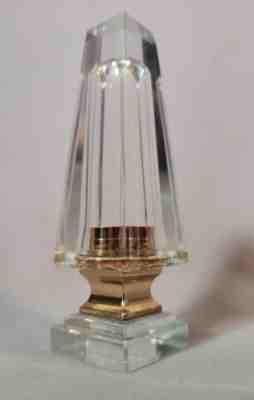 Christian Dior Obelisk Lipstick Holder Baccarat Crystal Vintage 1950s RARE !