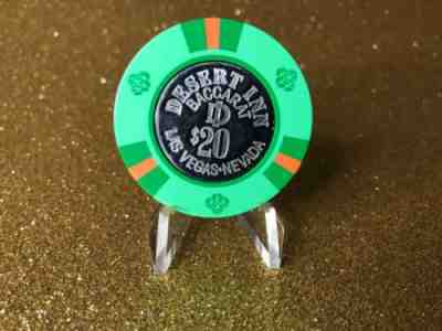  ?¡  ?  Las Vegas Nevada Casino Chip  $20 Desert Inn 16th Issue Baccarat ð???#3