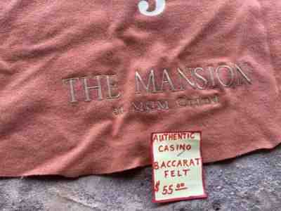 MGM Grand Casino Baccarat Table Felt