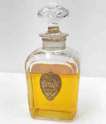RARE OLD VINTAGE ANTIQUE FLEUR DE JASMIN ATKINSON UNUSED PERFUME BOTTLE LONDON