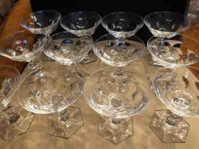 12 BACCARAT MALMAISON CHAMPAGNE GLASSES Â Excellent Condition!