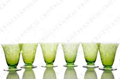 Six water glasses # 2 Elisabeth by baccarat. six water glasses # 2 elisabeth