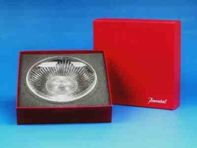 Baccarat France Crystal Massena Cut Star Salad Plate With The Box. Mint 7 7/8" D