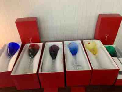 6 wine glasses model vega in Baccarat crystal (lot price)