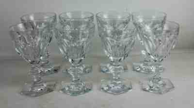 Baccart Crystal Water Glasses Harcourt Pattern