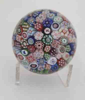 BeautifulÂ  Antique BACCARAT Millefiori Close Pack PAPERWEIGHT