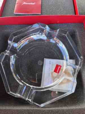 BACCARAT CRYSTAL OCTAGONAL CIGAR ASHTRAY - NEW in BOX 5 7/8 â?? Wide