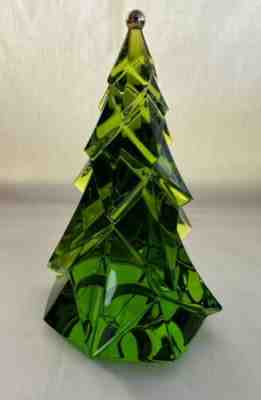 Bacarrat crystal Noel Vancouver Christmas tree - green