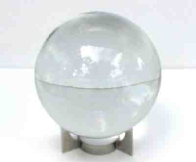 Vintage Baccarat Crystal Ball Sirius Orb Original Stand Large 6" EXC