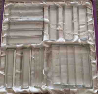 rare set of 16 Baccarat Knife rests in Dedicated Box