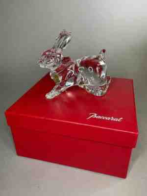 Baccarat Crystal Zodiac/Walking Rabbit Figurine - Large - Rare!