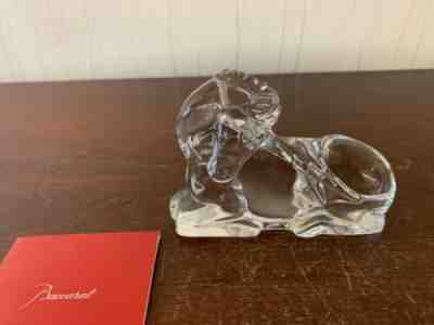 Unicorn horse in Baccarat crystal