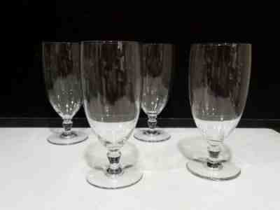 SET OF 4 - BACCARAT France NORMANDIE Crystal ICE TEA WATER COCKTAIL GOBLETS