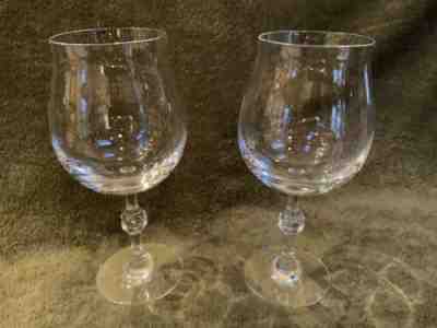 2 Genuine Baccarat JCB Passion Wine Glass- No Box
