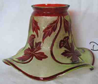 BEAUTIFUL CRYSTAL TULIP ST LOUIS /D ACID DEGAGES FLOWER DECORATIONS BACCARAT